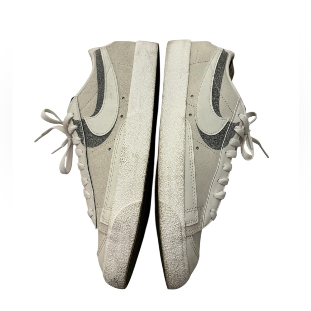 Nike Blazer Low 77 Premium Suede Sneakers Ivory Gray 9.5